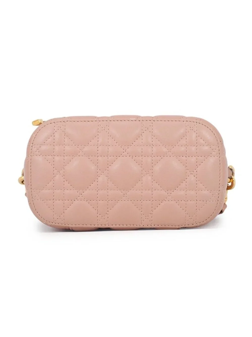 Dior Handbag Cannage Travel Vanity Small Lambskin Untr 2-Way